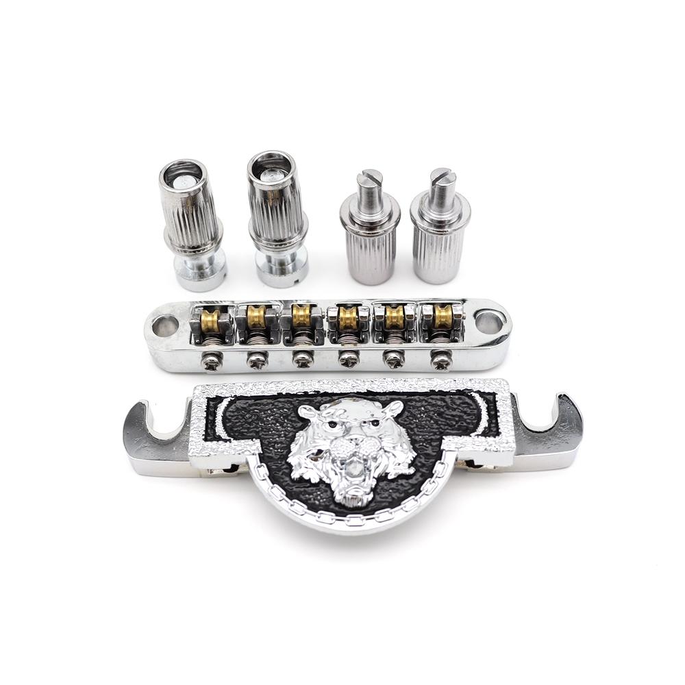 

Electric Guitar Ball Roller with Carved lion head LP bridge 6mm mounting hole suitable for EPI LP Electric Guitar