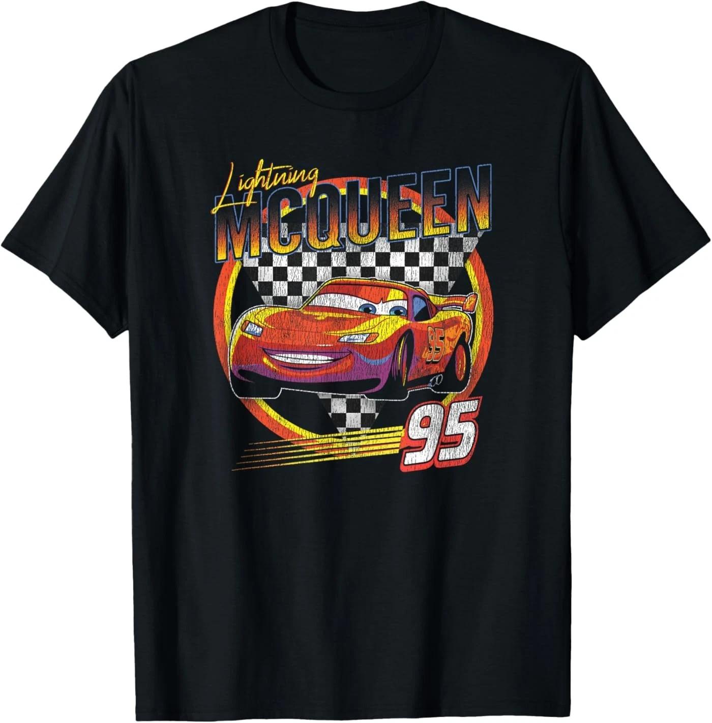 Pixar Cars Lightning McQueen Vintage Race T-Shirt S