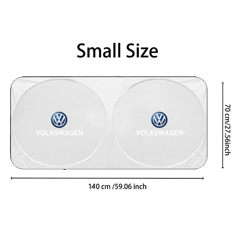 PCVHD1 VW Car Windshield Sunshade Auto Interior Anti-sunburn Cloth For VW GTI Polo Golf MK6 Passat B8 Tiguan ID.3 T-ROC Arteon Jetta CC