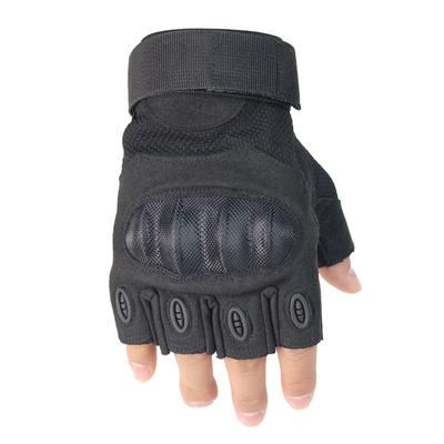 Luvas Esportivas Meio Dedo Masculinas Multifuncionais para Luta Boxe Treinamento Montanhismo ao Ar Livre Ciclismo Fitness Treinamento Militar Luvas Táticas