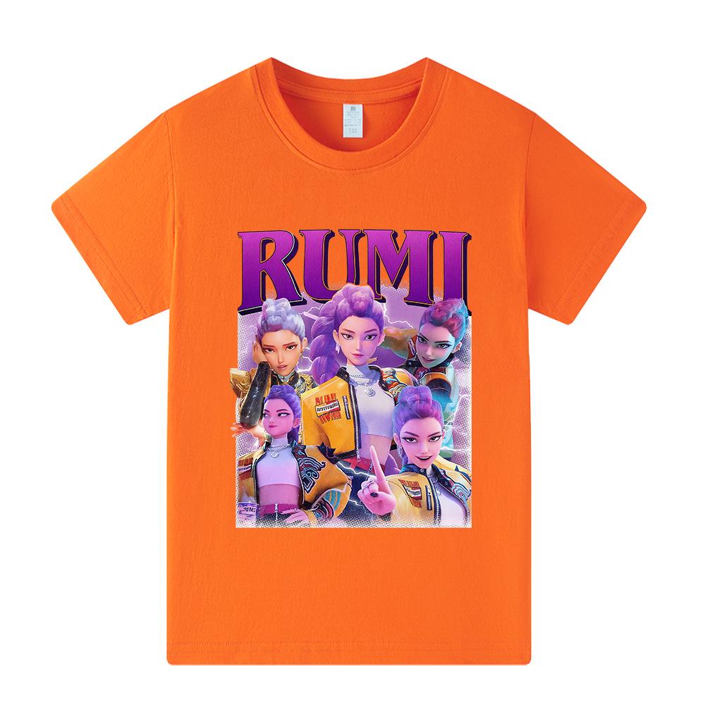Kpop Demon Slayer Group Kids Short Sleeve T-Shirt