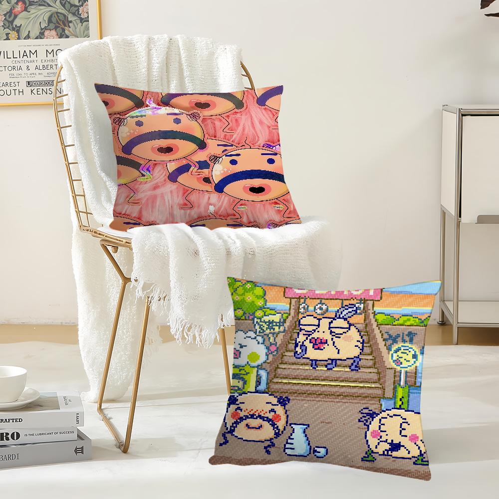 Ooyajitchi Cushion Cover Antidustmite Sofa Cushion Decorative Office Cover Lounge Area Indoor Outdoor Use
