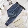 High-Waisted Wide Leg Denim Pants Women Loose Fit Harlan Trousers Streetwear Style
