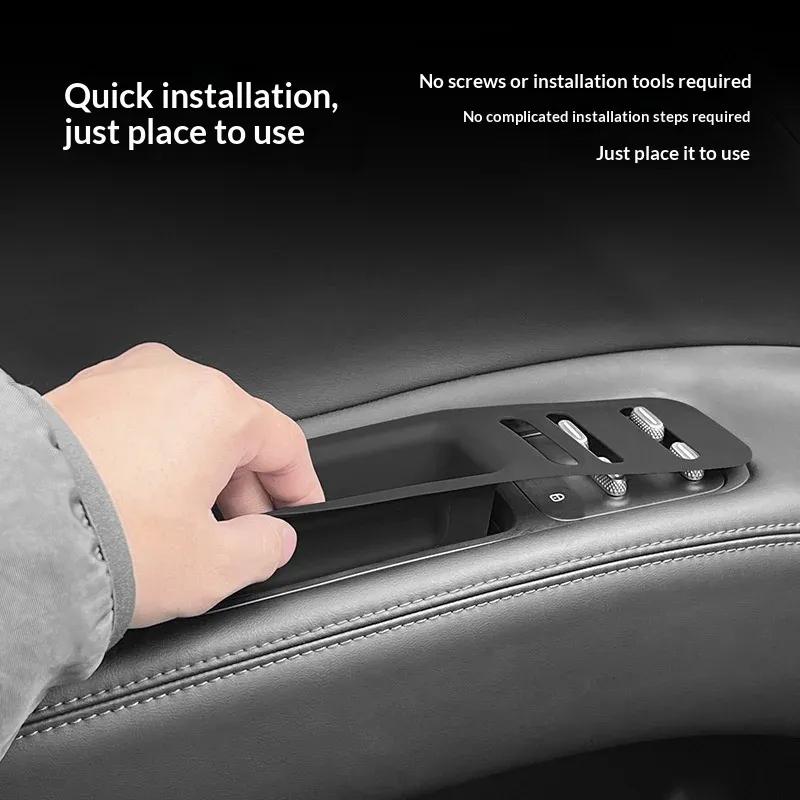 Car Door Handle Storage Box For 2025 Avatr 11 Front Rear Door Slot Organizer Tray Interior Modification Accessories