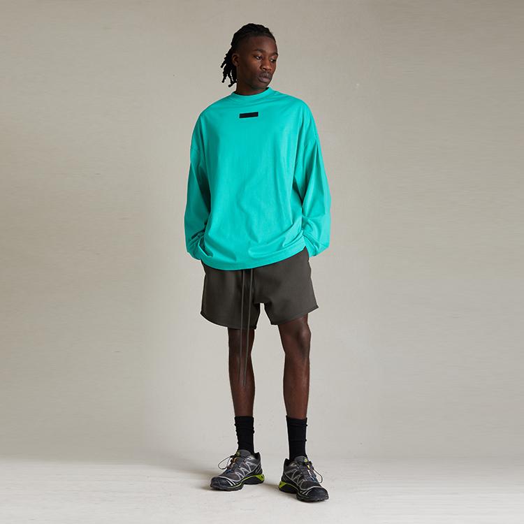 Fear of God Essentials Sweatshort Ink Men Bottoms Black 160SP242000F