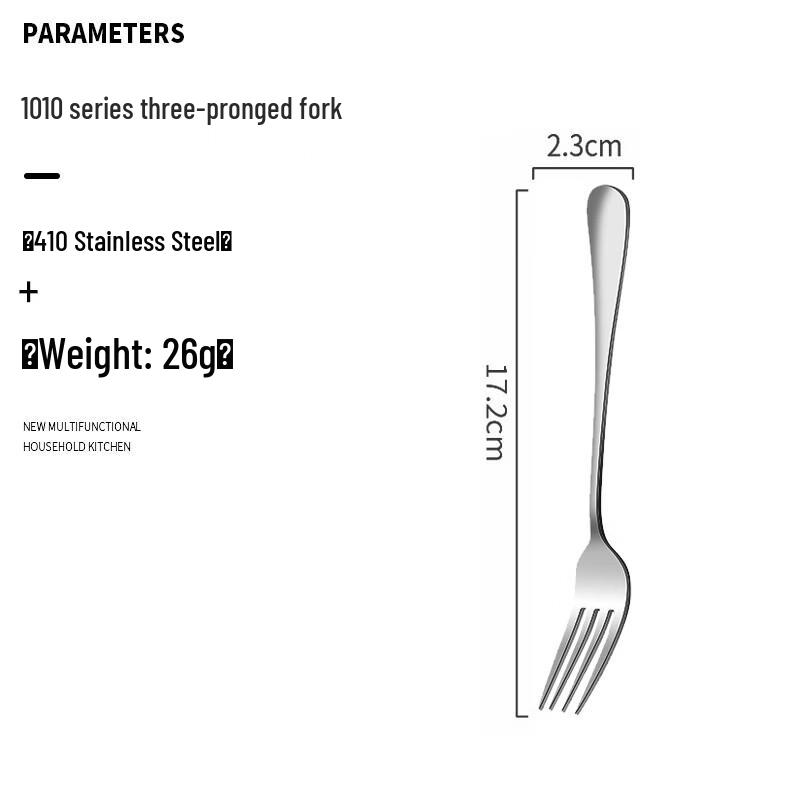 Stainless Steel Steak Knife and Fork Set
