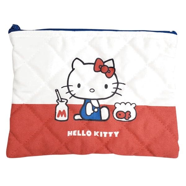 Hello Kitty 50th Anniversary Quilted Pouch Swali