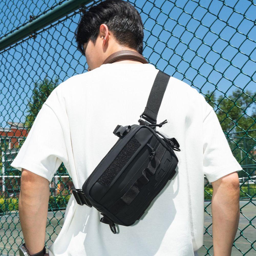 Waterproof Running Vest Backpacks Nylon Camping Bum Bags Sports Chest Pack Cycling