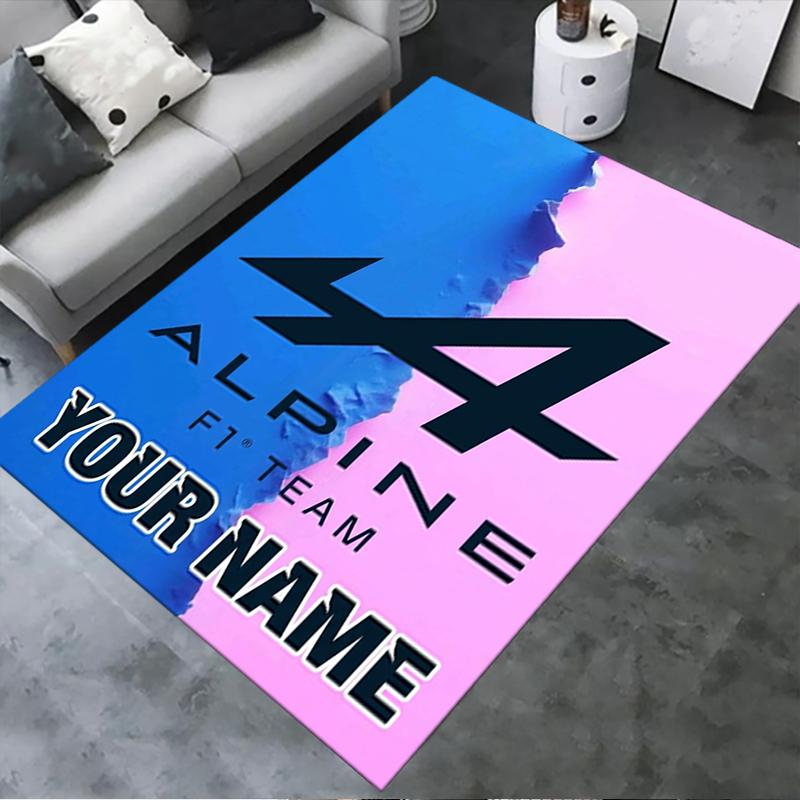 Custom Name Alpine Carpet Rug for Living Room Bedroom Home Sofa Decoration,Kids Play Non-slip Floor Mat