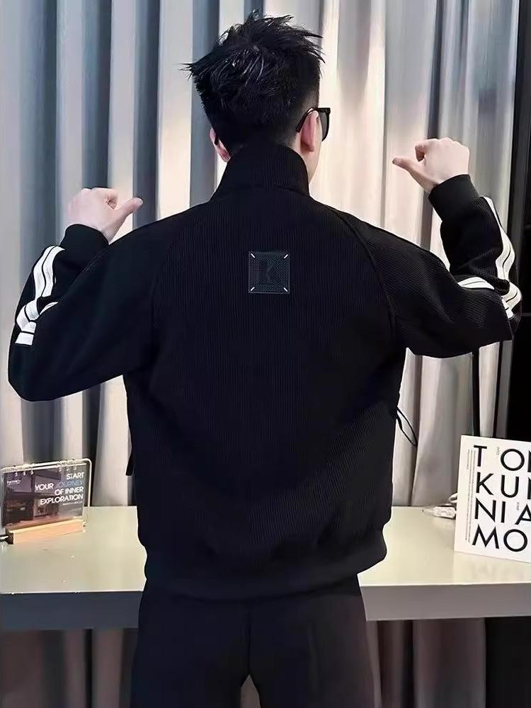 Men's Scruffy Handsome Corduroy Jacket - High-End Casual Fashion, New Spring/Autumn 2025 Trend.