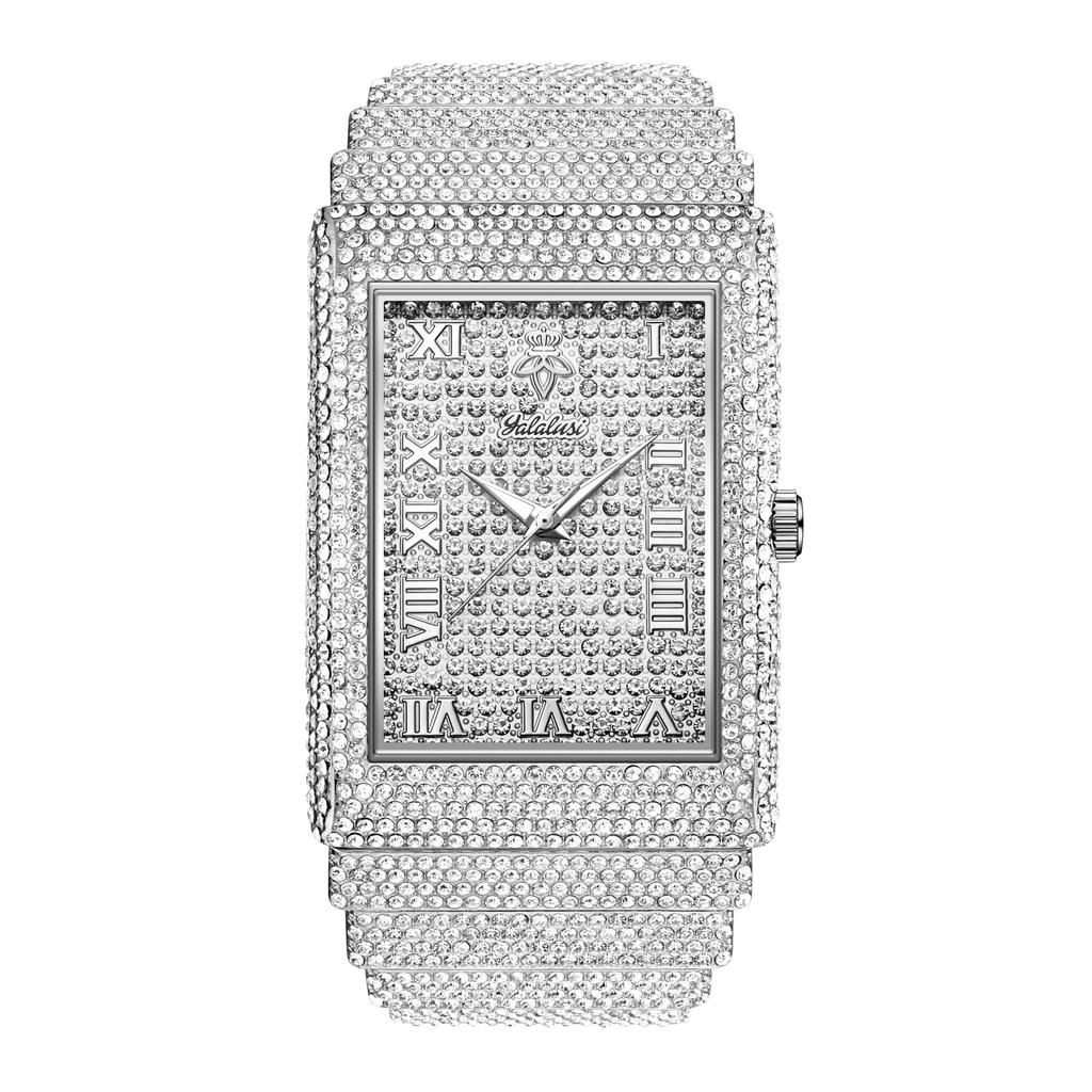 Full Diamond Watch British Waterproof Square Watch Women'S Ipg Vacuum Plated Watch