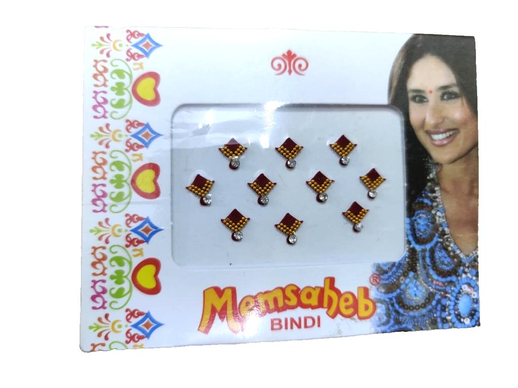 @ Indian Traditional Red Bindi Wirh Stone For Women Zr-8077-60%Off