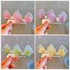 SEEWEN Hair Clips, Ribbons, Hair Ornaments, Barrettes, Cute Pearl Hairpins, 4 Pairs (Set of 8), Organza Fabric, for Women, Girls, and Kids, Perfect