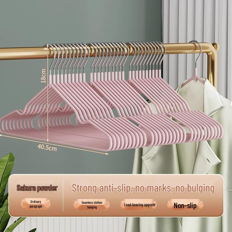 10-Pack Thickened Non-Slip Clothes Hangers for Home & Dorm Use