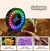 Universal Car Air Vent Freshener LED Rhythm Light RGB Sound Pickup Lamp Auto Start Stop Smart Aromatherapy Diffuser Car Interior Styling Accessories