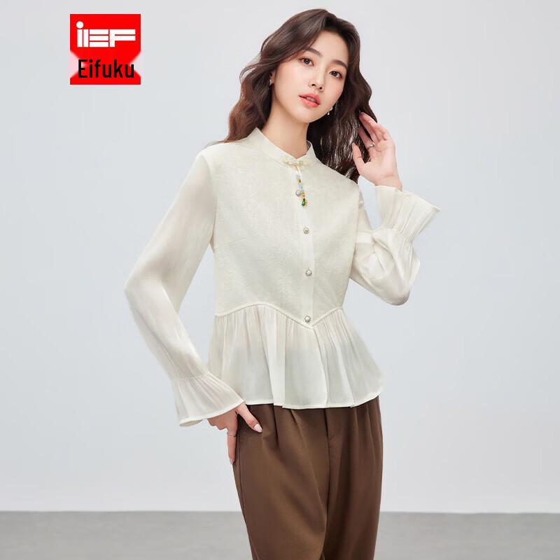 IEF New Chinese Style Elegant Lace Blouse XL