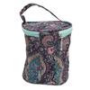 Portable Yarn Storage Bag 600D Oxford Cloth Small Crochet Bag Organizer with Top Threading Hole