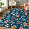1Pc Christmas Seamless Rug Office Carpet Indoor Outdoor Doormat Nonslip Soft Living Room Christmas Halloween Gift D922309