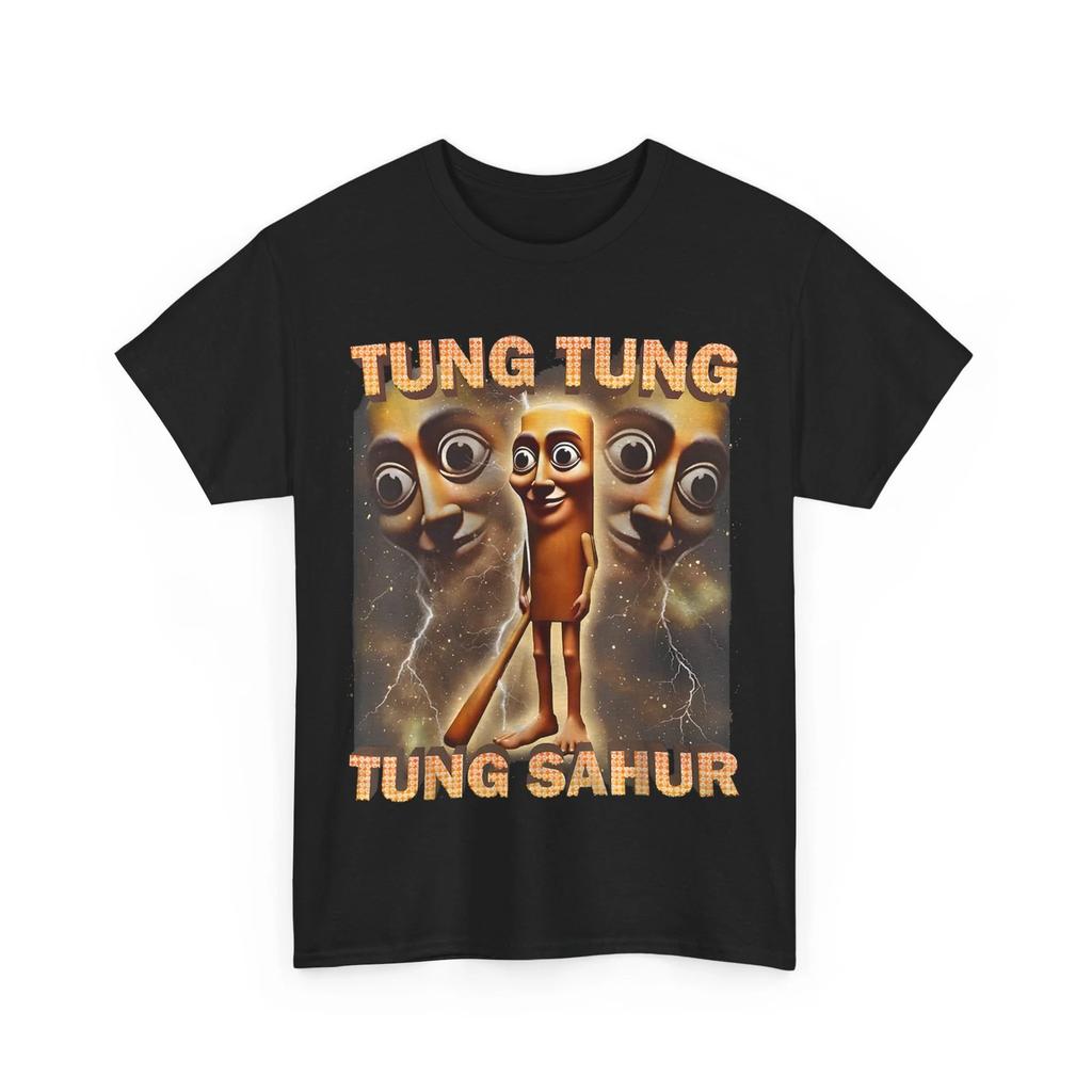 Tung Tung Tung Sahur Viral Italian Brainrot Meme Funny Women Men T-shirt