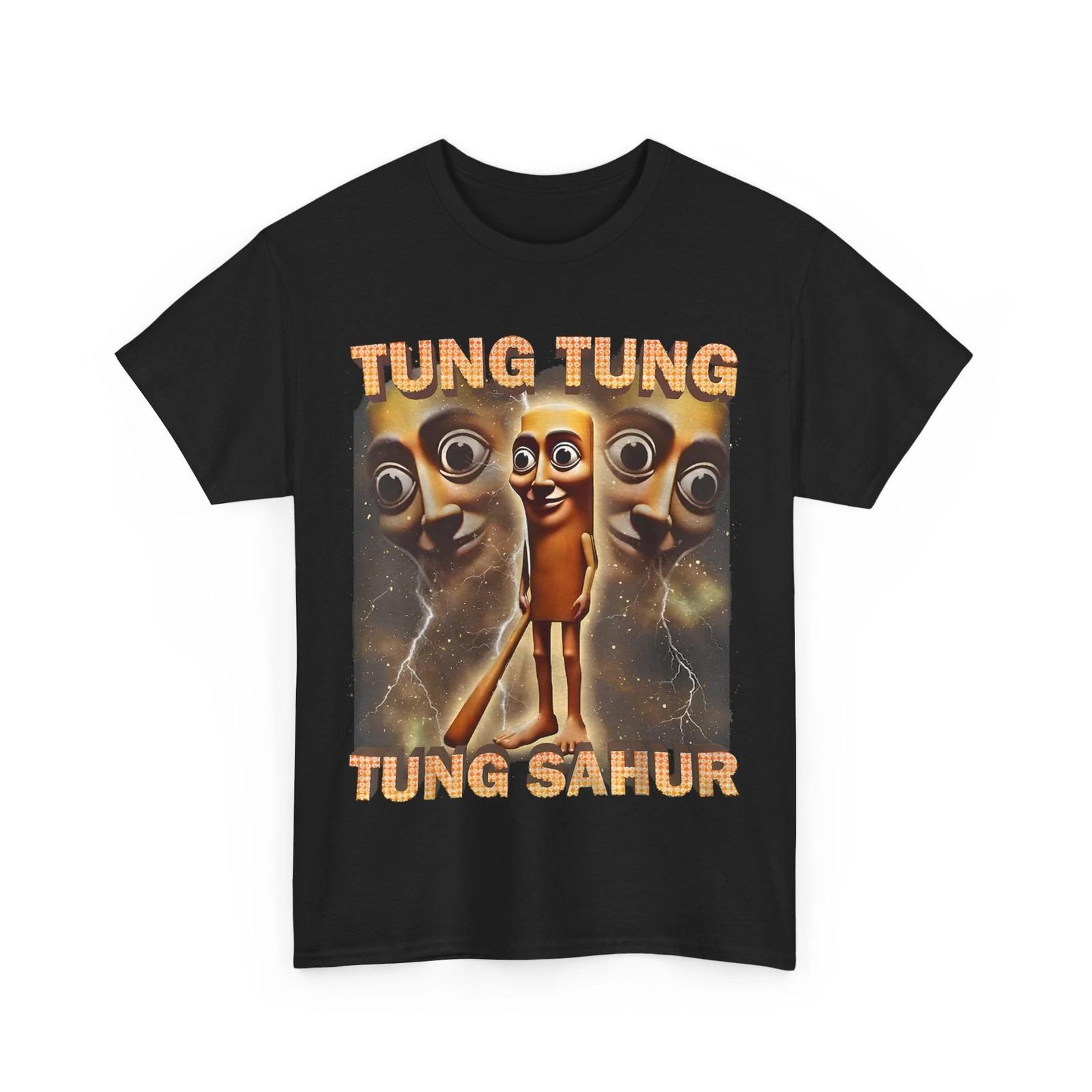 Tung Tung Tung Sahur Viral Italian Brainrot Meme Funny Women Men T-shirt S