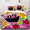 S-smiling Critters Cartoon Bedding Sets Exquisite Bed Supplies Set Duvet Cover Comforter Set Bedding Set Luxury Birthday Gift
