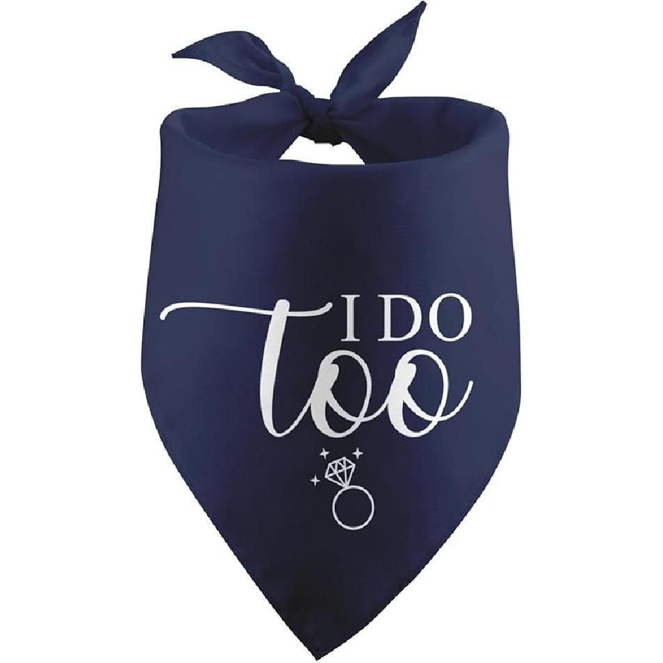 My Humans are Getting Married She Said Yes Dog Bandana for Wedding Engagement Photos Prop Wedding Engagement Dog Bandanna Bridal Shower Gift Pet I Do Too