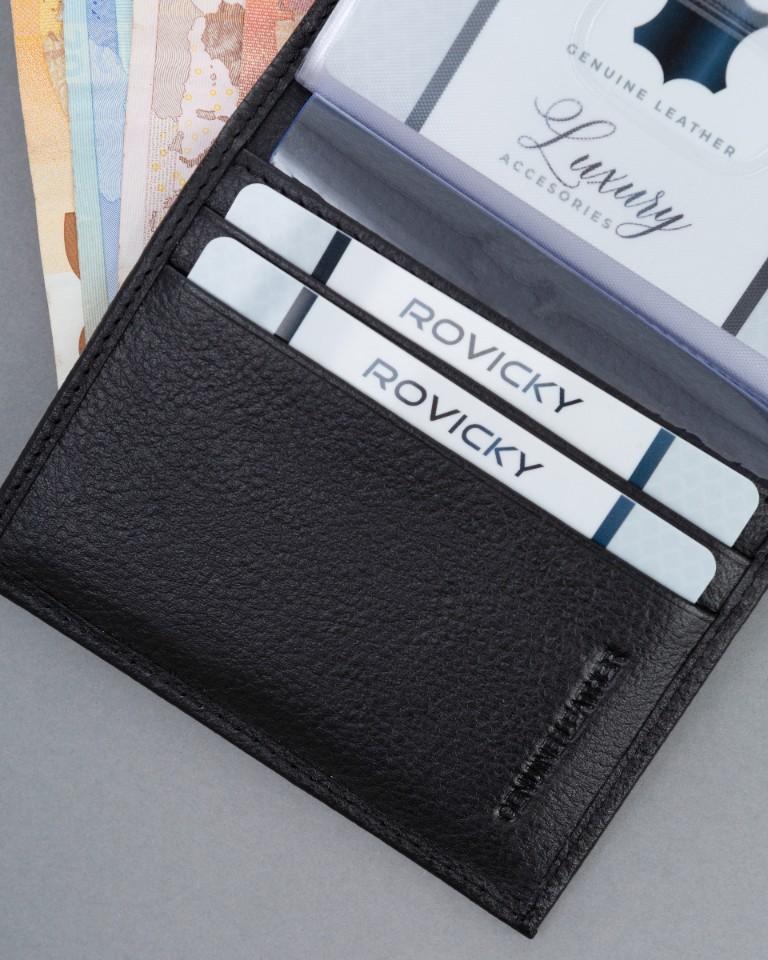 Leather Card Case TW-04-PDM-BP-9083 Black