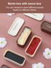 WORTHBUY Microwave Bento Box With Tableware Portable Double-layer Lunch Box Leak Proof Divided Food Containers For Student Kids