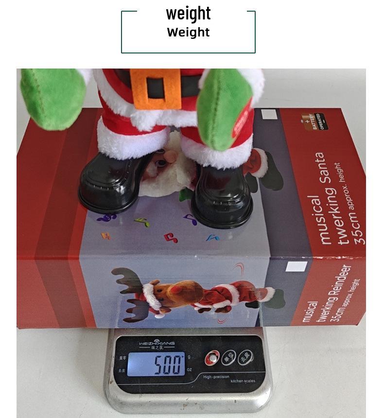 Creative Wiggle Butt Santa Claus: Musical Christmas Novelty Gift for Kids