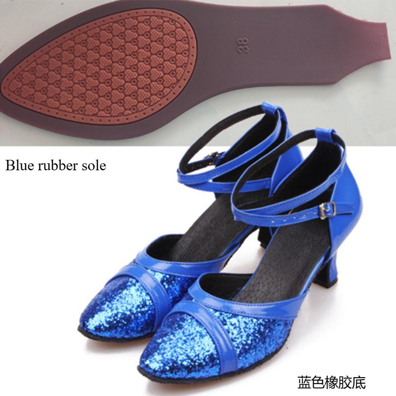 

New Latin Dance Shoes Women Tango Salsa Modern Dance Shoes for Female Adult Balroom Dancing Shoes Soft Bottom High Heeled 5cm 34