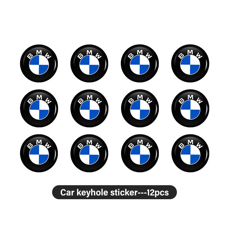 

8Pcs Car Door Keyhole Sticker Lock Protection Dustproof Decals For BMW E90 E60 E46 E39 F30 F10 E87 X3 X4 X5 X1 G30 G20