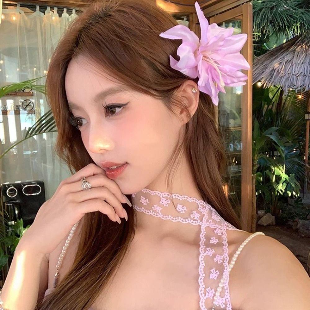 1Pcs Long Ribbon Head Scarf White Bowknot Hairband Kerchief New Hair Scarf  Summer Headwear