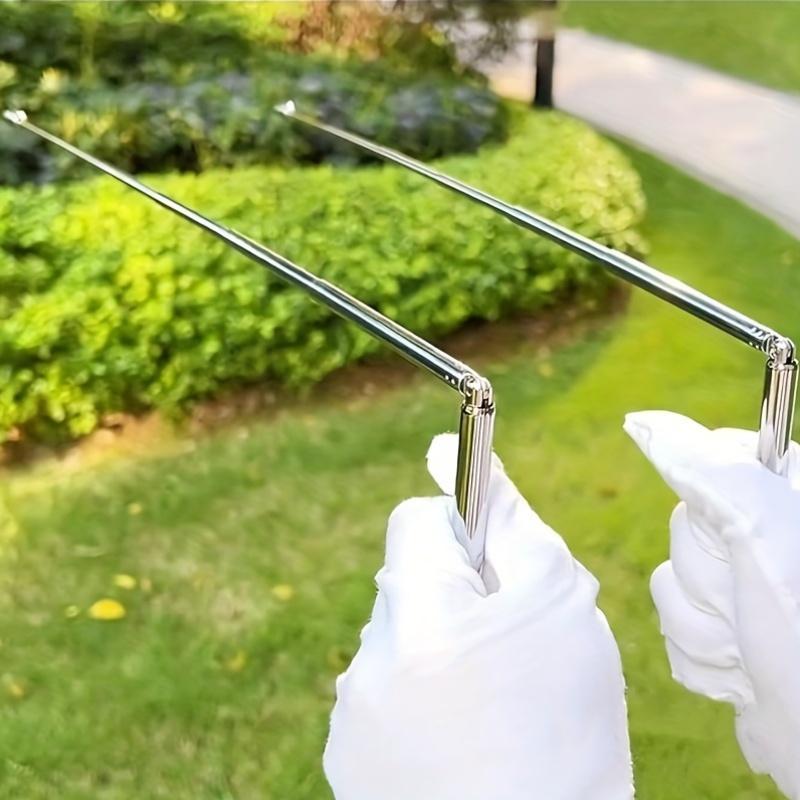 2pcs Feng Shui Dowsing Rods, Retractable, for Divining, Ghost Hunting & Treasure Hunting