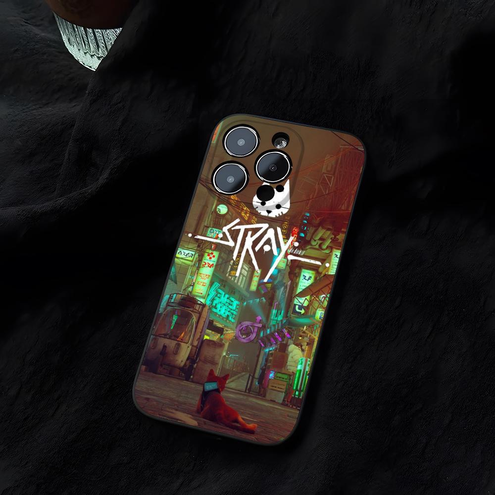 Stray Cat Game Phone Case Funda For Iphone 14 16 17 13 11 15ProMax 12 Pro Max Mini Xr 16e Plus Cover