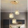 Modern Triple-Head Ceiling Chandelier for Living Room, Bedroom, or Dining Room - Sleek Cross-Border Design