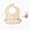 Adjustable Strape Infant Bibs Silicone Saliva Towel New Baby Eating Bib  Daily Use