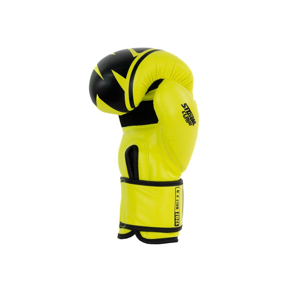 Gants de Boxe StormCloud Bolt 2.0 Néon Citron 16oz