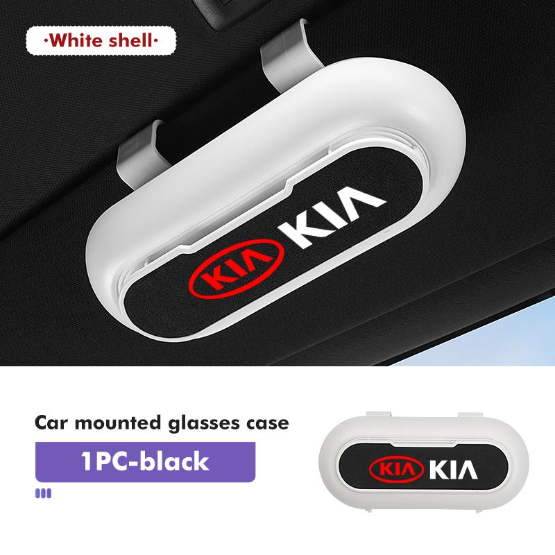 Car Portable Sun Visor Sunglasses Holder Case Glasses Boxes Interior Accessories For KIA Ceed Sportage Rio K5 K2 Optima Cerato drlqc11
