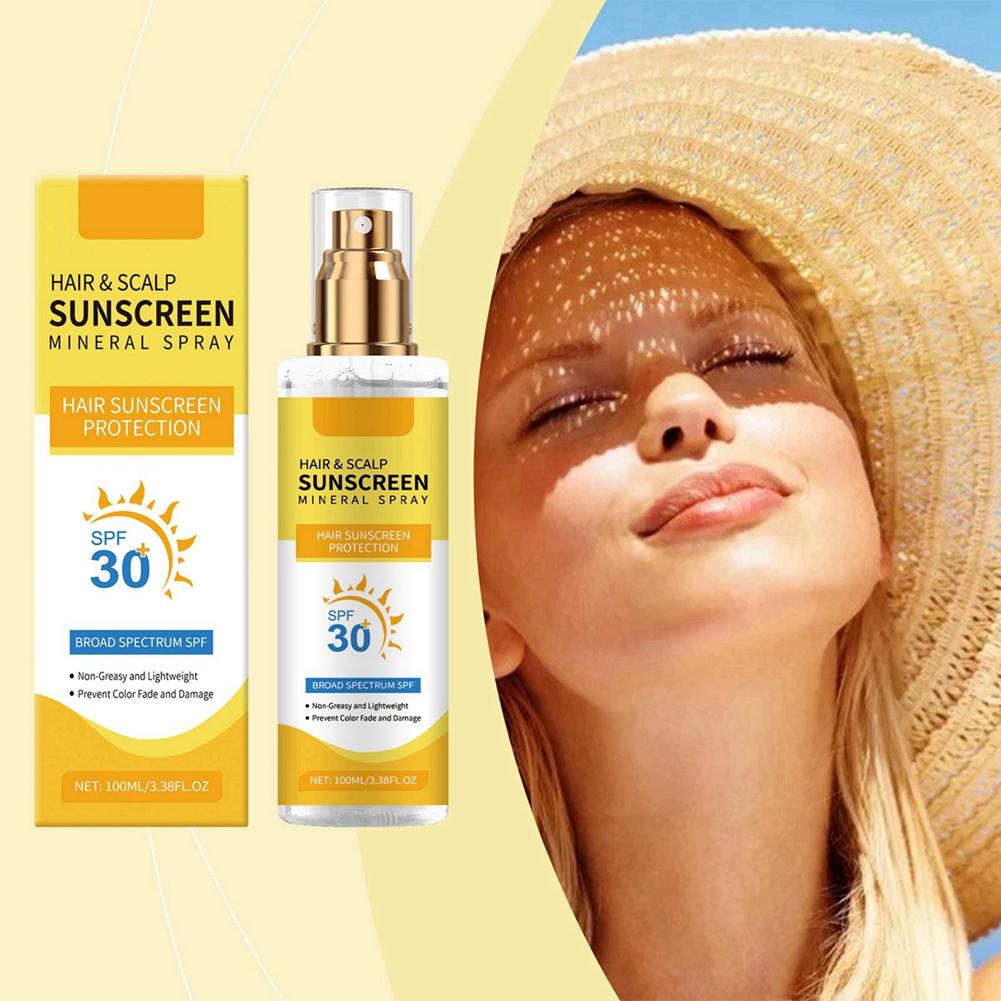Hair & Scalp Sunscreen Mineral Spray Hair Sunscreen Protection