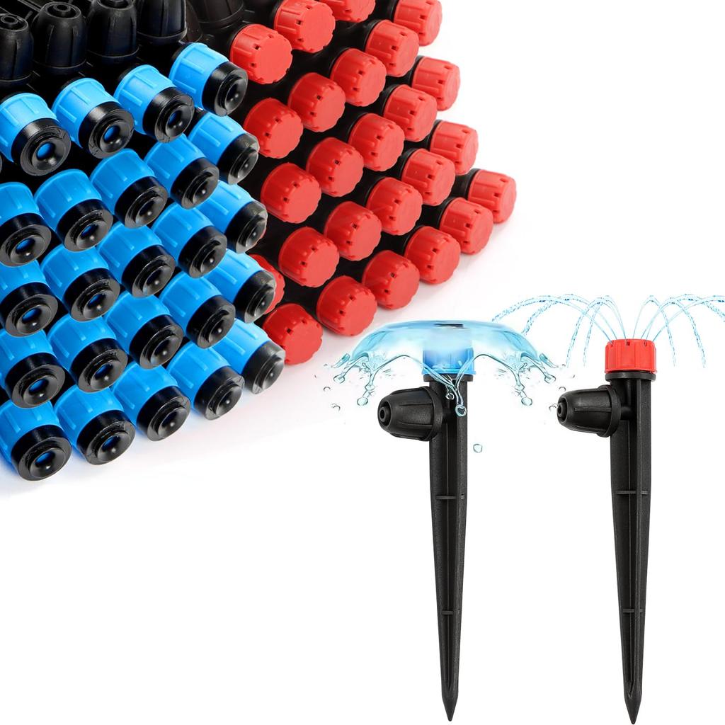 5/50pcs All Round Scattering Watering Dripper Garden Greenhouse Sprinkler Nozzle Atomizer Flower Vegetable Irrigation Tools