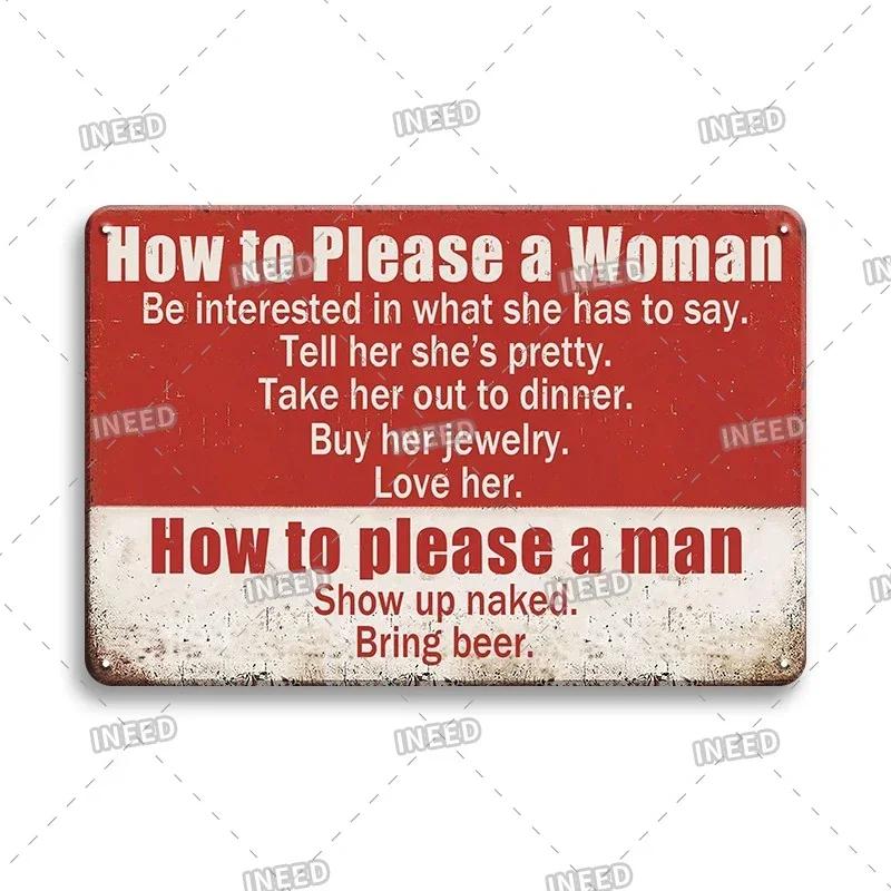 Funny Sarcastic Quote Vintage Retro Metal Tin Signs Man Cave Garage Home Wall Decor