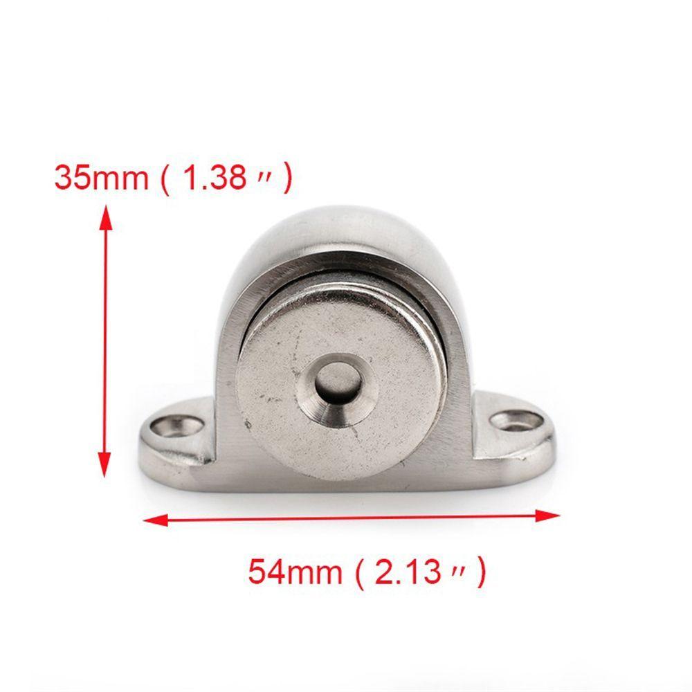 Brushed Powerful Floor-mounted Casting Door Holders Door Stopper Door Stop Magnetic