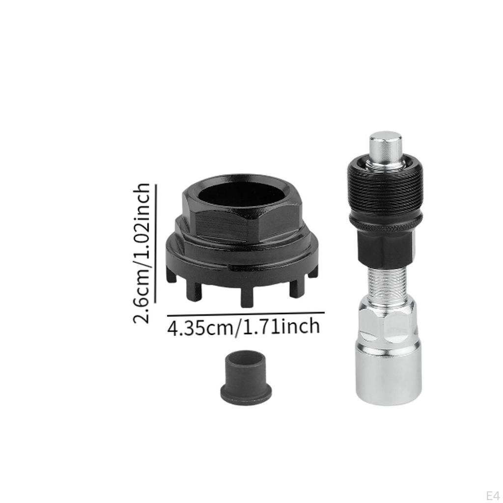 Bicycle BB Cup Removal Tool with Lockring Extractor for Bottom Bracket