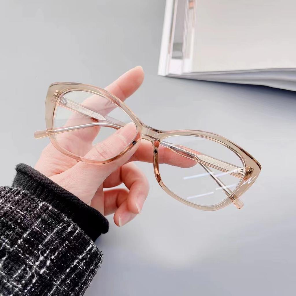 Material Sunglasses Female Cat Eye Shape Uv400 Protection Men Sun Glasses Fashion Trendy Sun Glass For Man