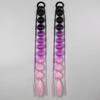 2Pcs Lantern Braid Bubble Jumbo Braid Colorful Braided Ponytails Long Twist Braid Bulk  for Women