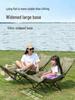 Heightened Moon Chair: Outdoor Folding Adjustable Recliner for Camping, Beach, Fishing, and Picnic.