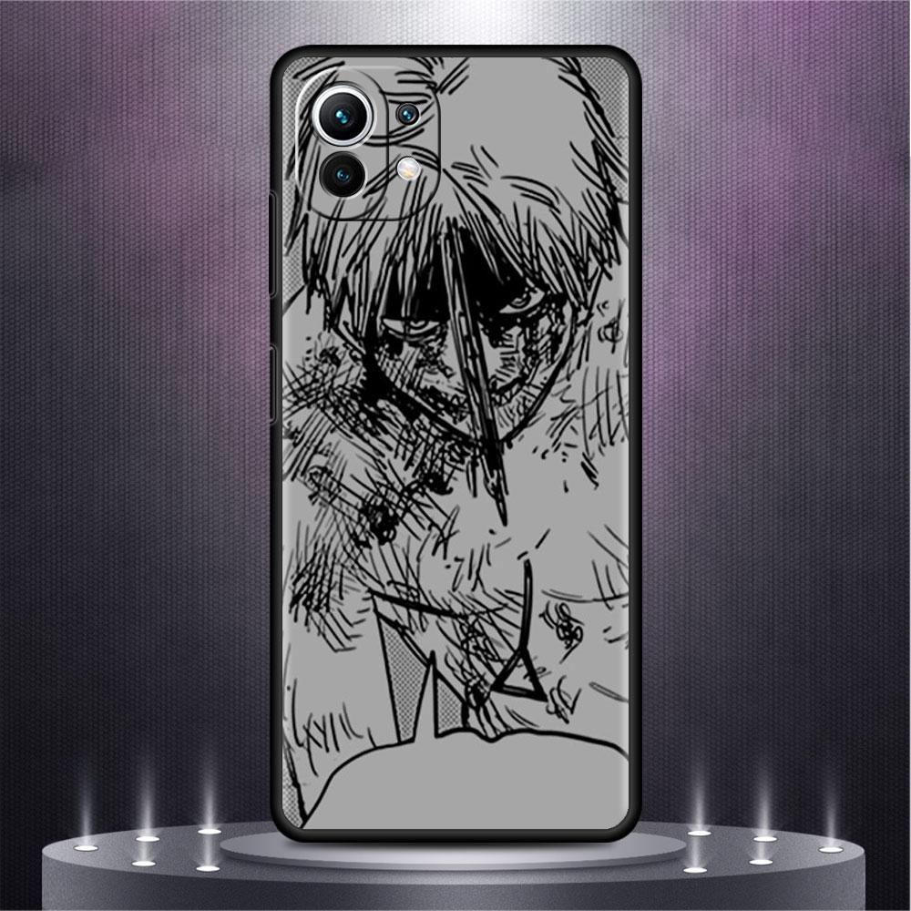 

Чехол для Xiaomi Mi Poco X3 X4 NFC M3 Mi 11 11T 10 T 9T 12 9 10T Lite силиконовый чехол для телефона Chainsaw Man Cool Xiaomi Poco M3