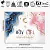 2D Boy or Girl Gender Reveal Backdrop Baby Shower Photography Background