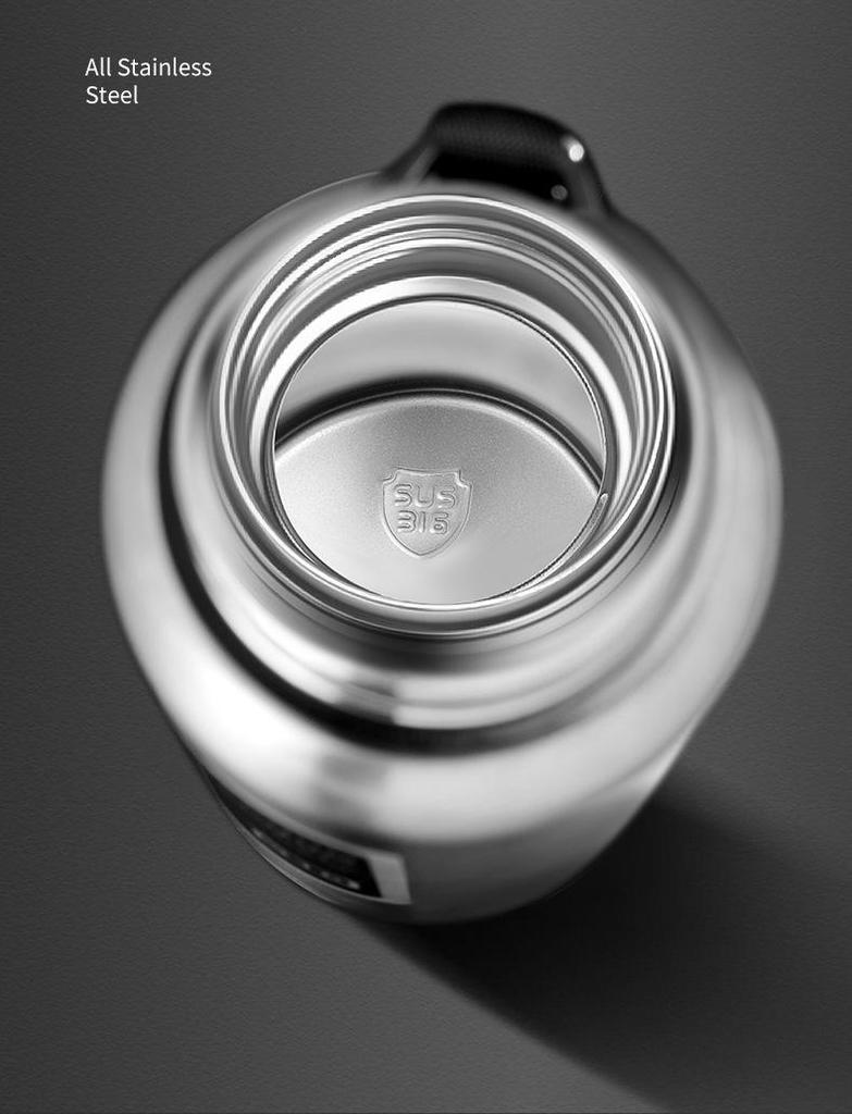 Large Portable 316 Stainless Steel Thermos Kettle - Vacuum Insulated Travel Mug