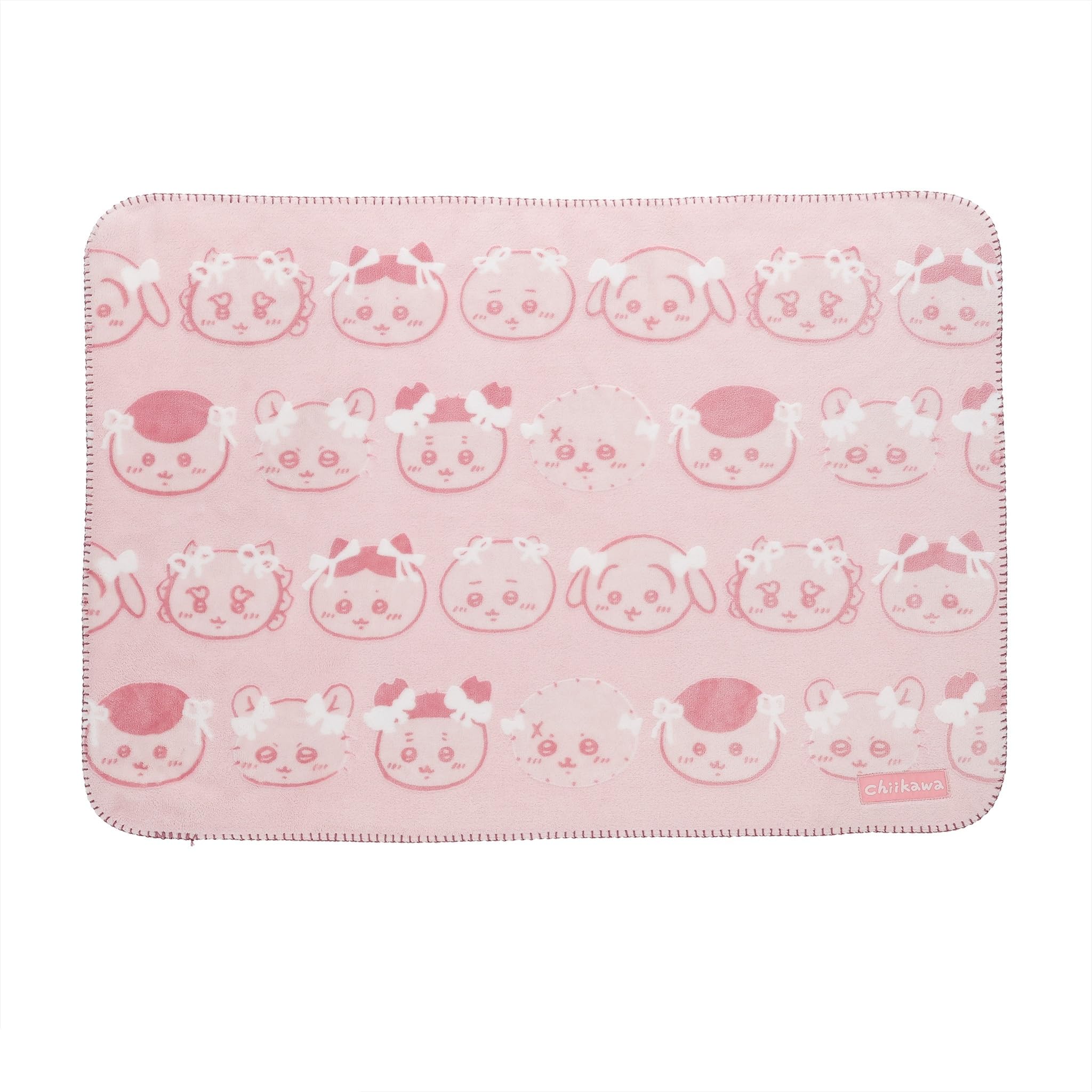 

Marushin Chiikawa Ribbon Lap Blanket (Pink), 70cm H x 100cm W, Polyester, Cute, Fluffy, Stylish, Cold Weather Protection, Energy-Saving, 0776018600